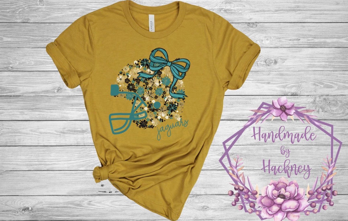 Jaguars Floral Helmet