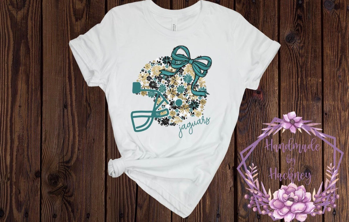 Jaguars Floral Helmet