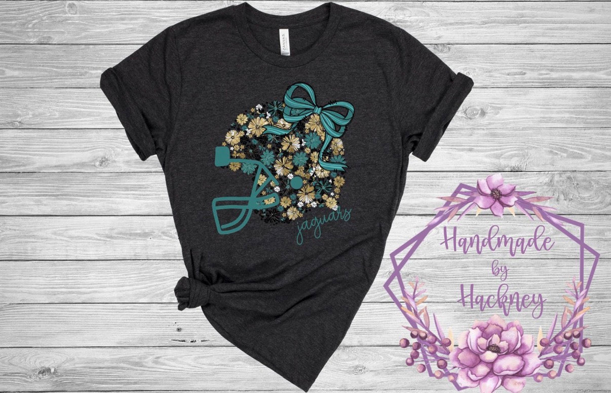 Jaguars Floral Helmet