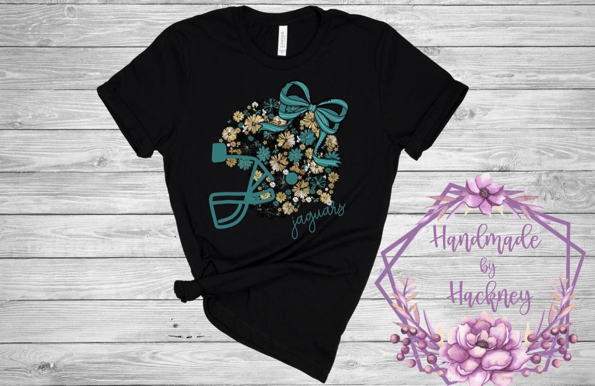 Jaguars Floral Helmet