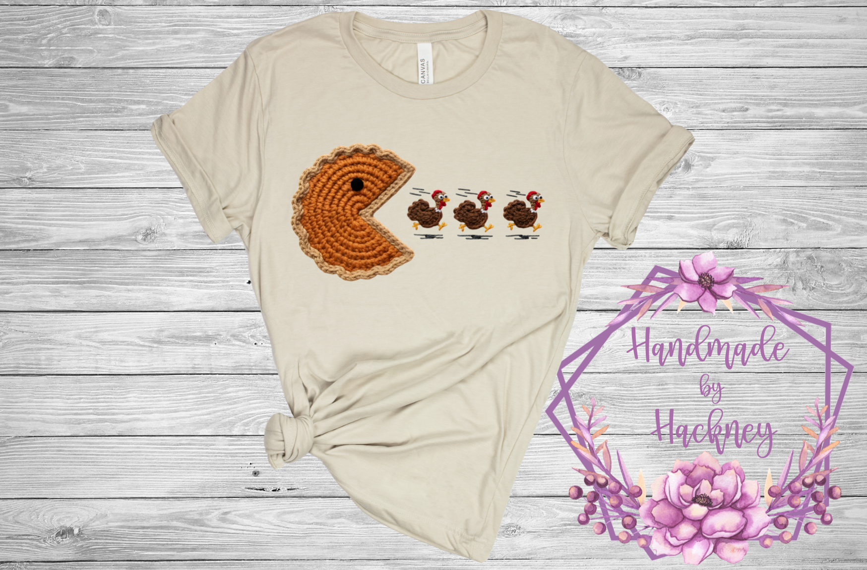 Pumpkin Pie Chasing Turkeys Faux Yarn