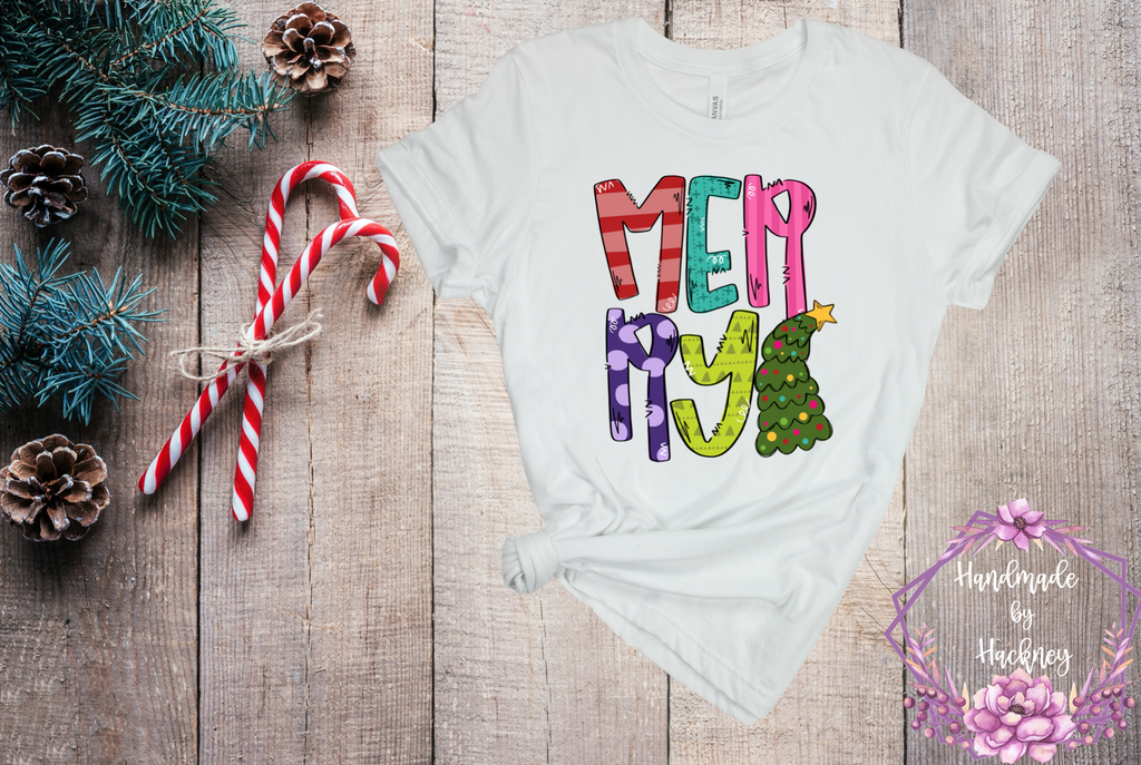 Merry Colorful with Tree